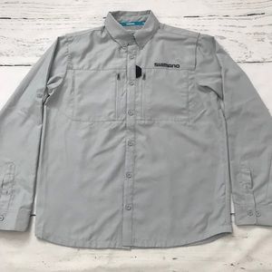 Shimano Button Front Fishing Shirt Men’s